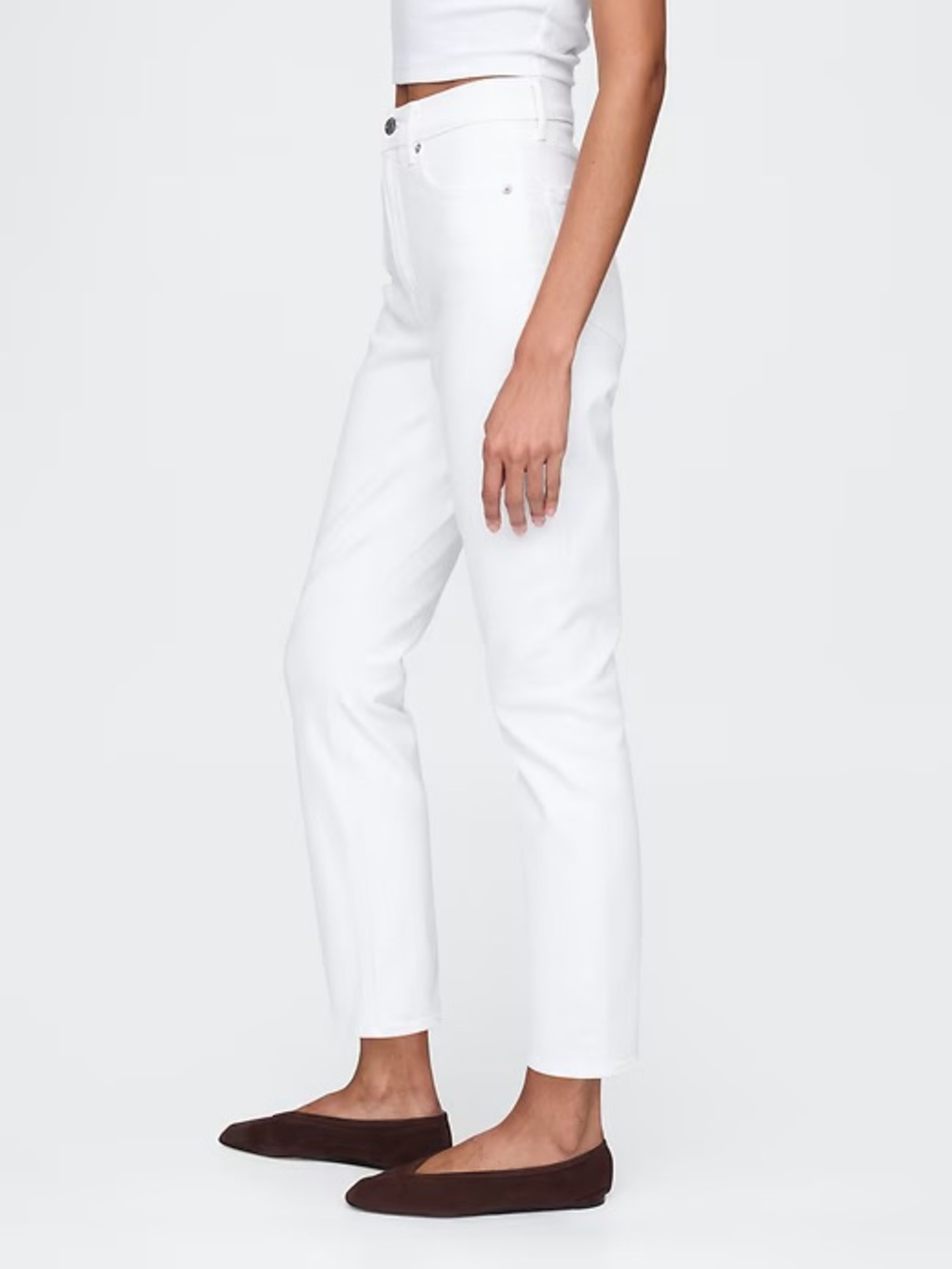 NWT Gap High-Rise Vintage Slim White Women’s Jeans size 26 - Picture 3 of 6